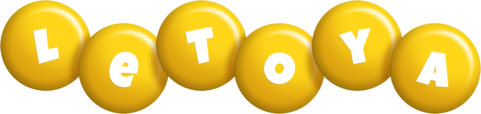 LeToya candy-yellow logo
