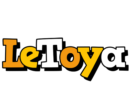 LeToya cartoon logo