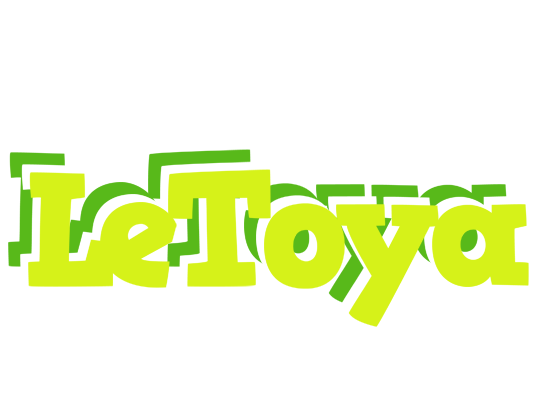 LeToya citrus logo