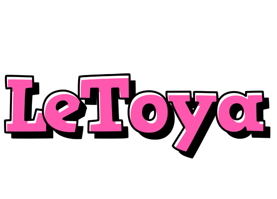 LeToya girlish logo