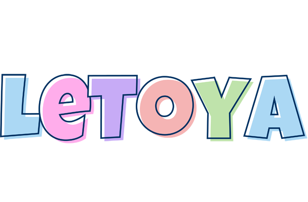 LeToya pastel logo