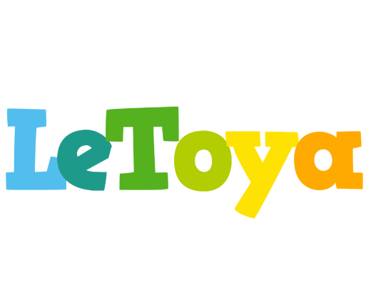 LeToya rainbows logo