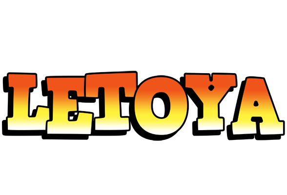 LeToya sunset logo