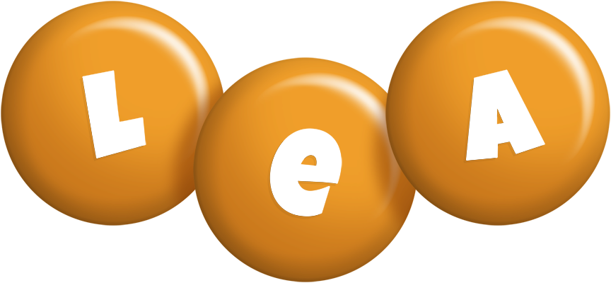 Lea candy-orange logo