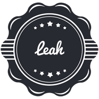 Leah badge logo