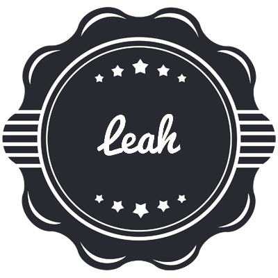 Leah badge logo