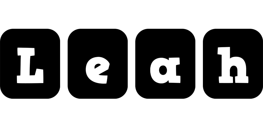 Leah box logo