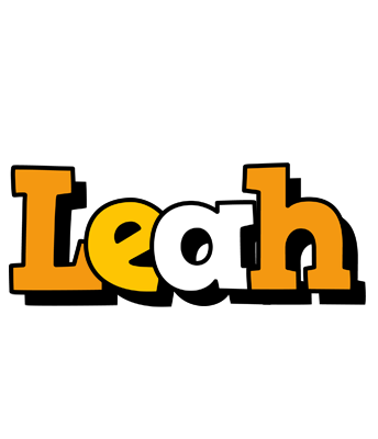 Leah cartoon logo