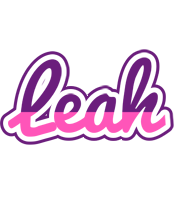 Leah cheerful logo