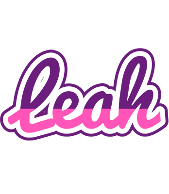 Leah cheerful logo