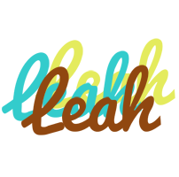 Leah cupcake logo