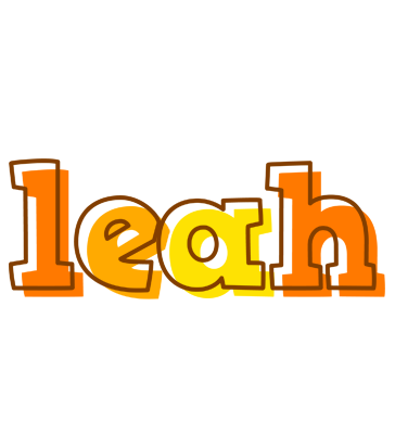 Leah desert logo