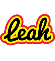 Leah flaming logo