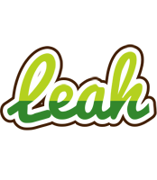 Leah golfing logo
