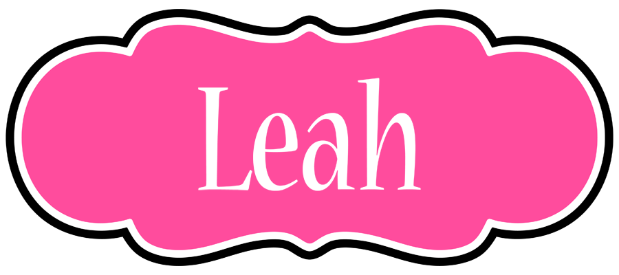 Leah invitation logo