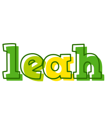 Leah juice logo