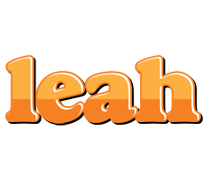 Leah orange logo