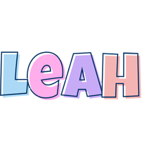 Leah pastel logo