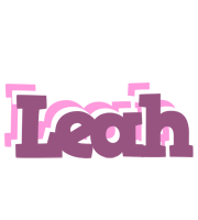 Leah relaxing logo