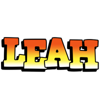 Leah sunset logo