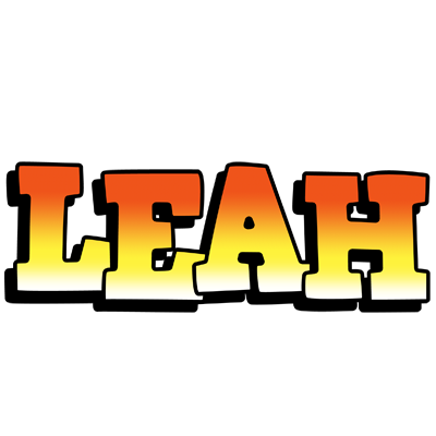 Leah sunset logo