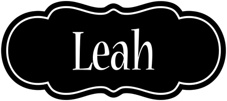 Leah welcome logo