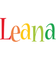 Leana birthday logo