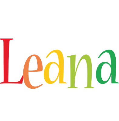 Leana birthday logo