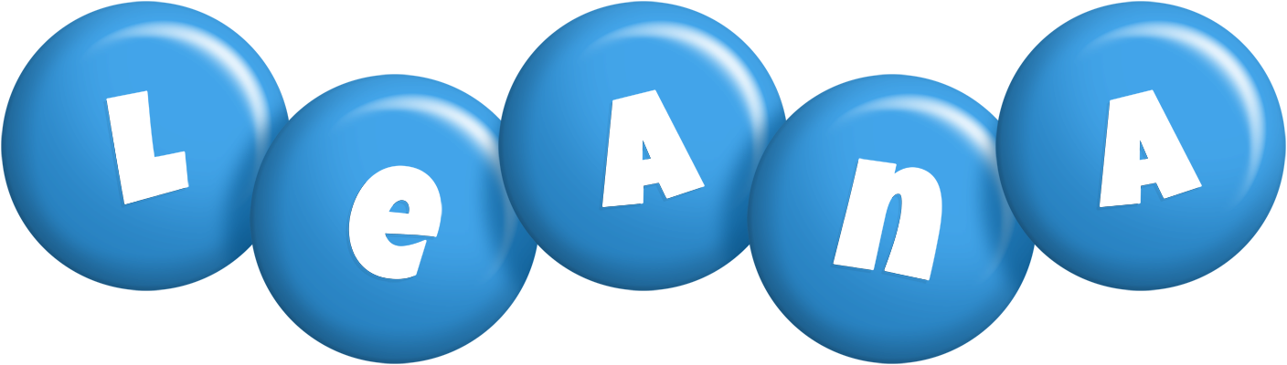 Leana candy-blue logo