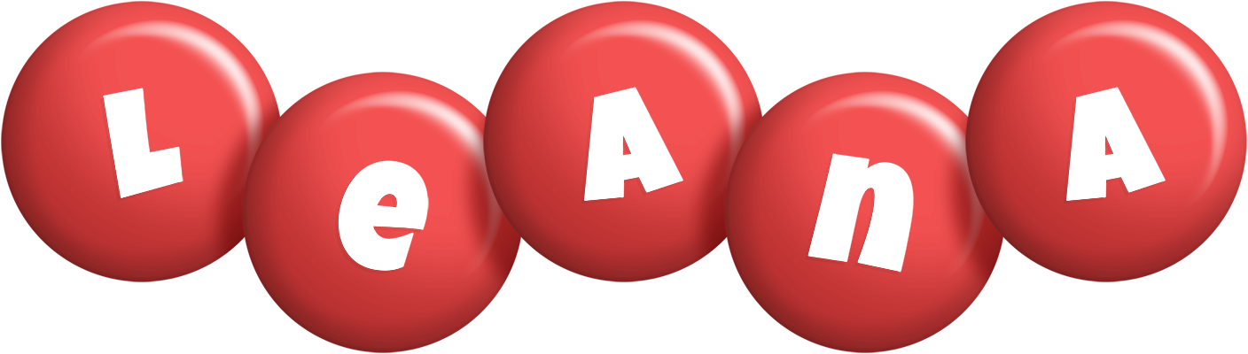 Leana candy-red logo
