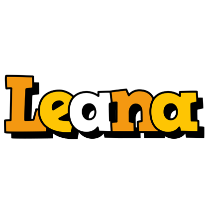 Leana cartoon logo