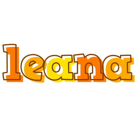 Leana desert logo