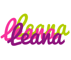 Leana flowers logo