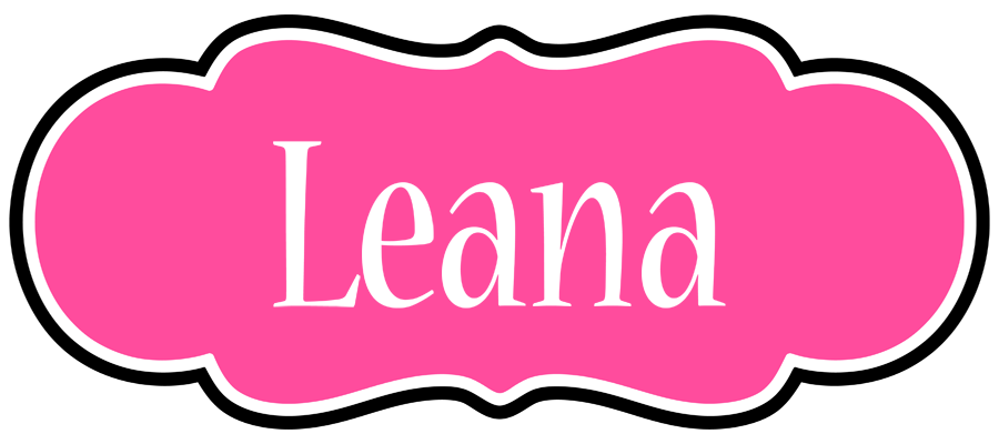 Leana invitation logo
