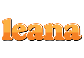 Leana orange logo