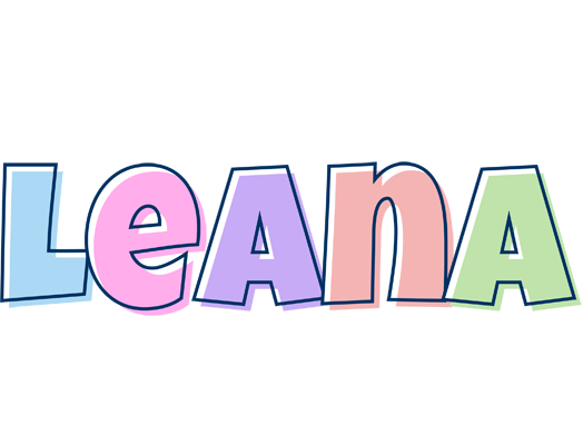 Leana pastel logo