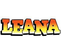 Leana sunset logo