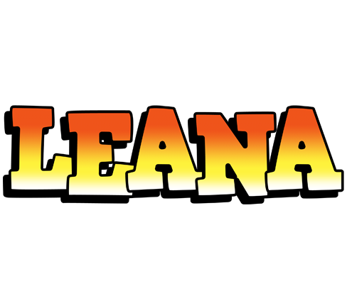 Leana sunset logo
