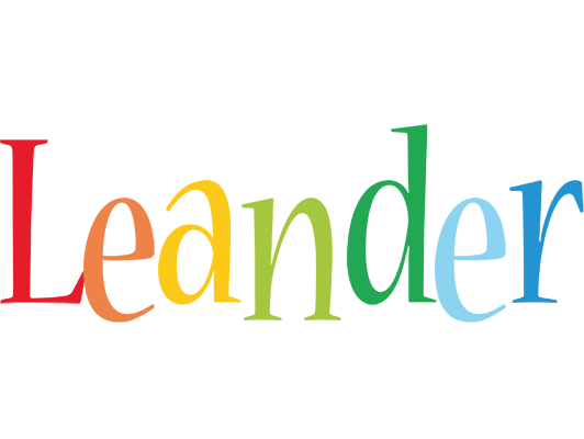 Leander birthday logo