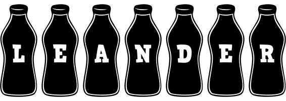 Leander bottle logo