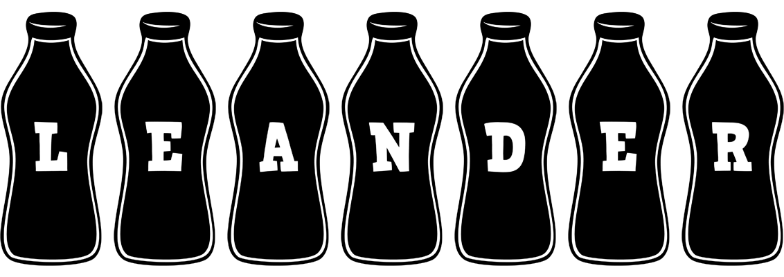 Leander bottle logo