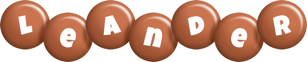 Leander candy-brown logo