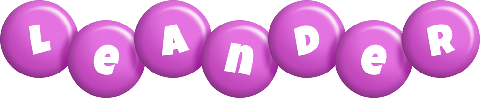 Leander candy-purple logo