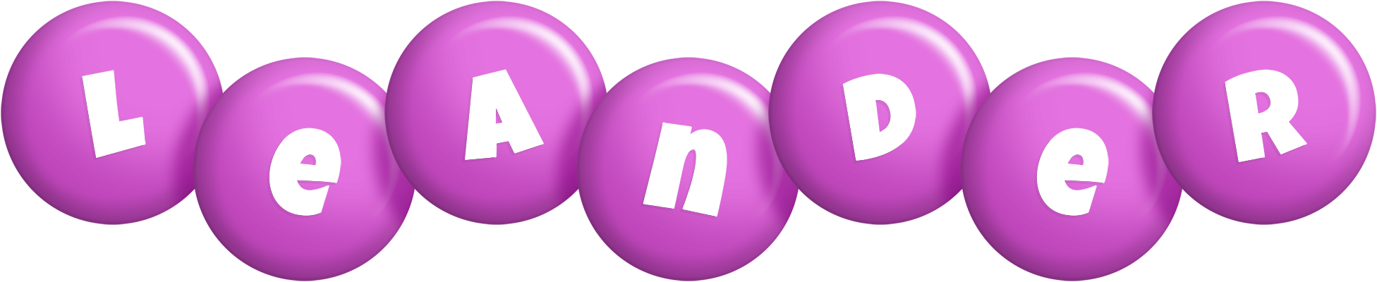 Leander candy-purple logo