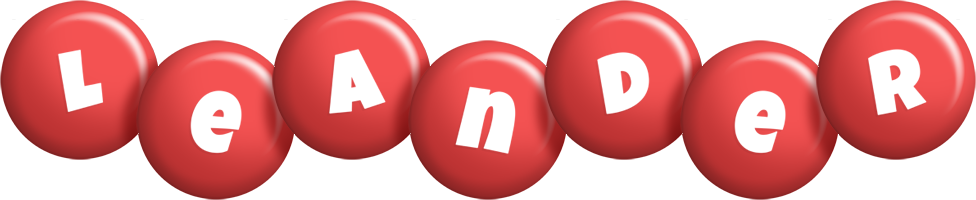 Leander candy-red logo
