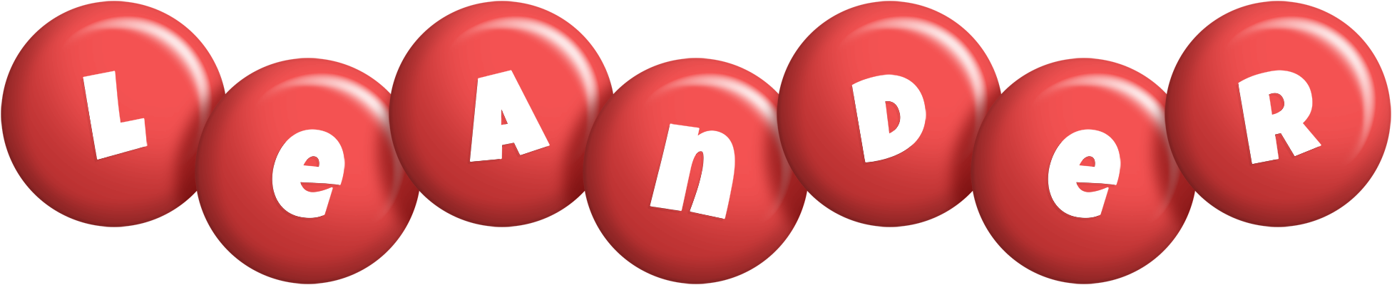 Leander candy-red logo