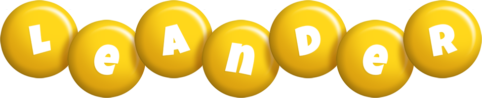 Leander candy-yellow logo