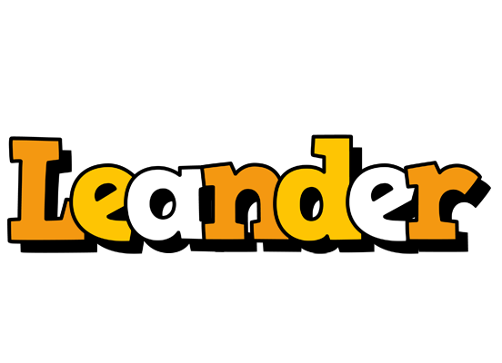 Leander cartoon logo