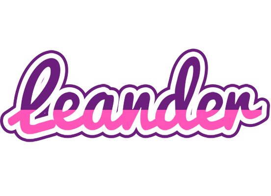 Leander cheerful logo