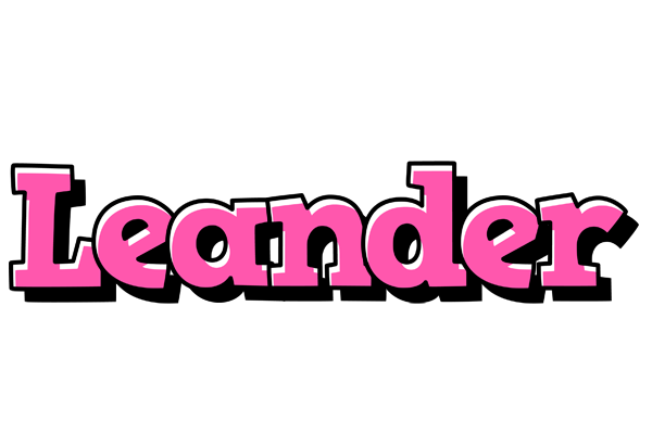 Leander girlish logo